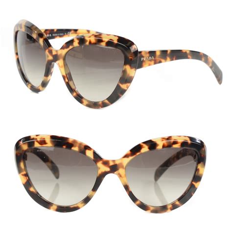 prada tortoise rectangle sunglasses|Prada cat eye tortoiseshell glasses.